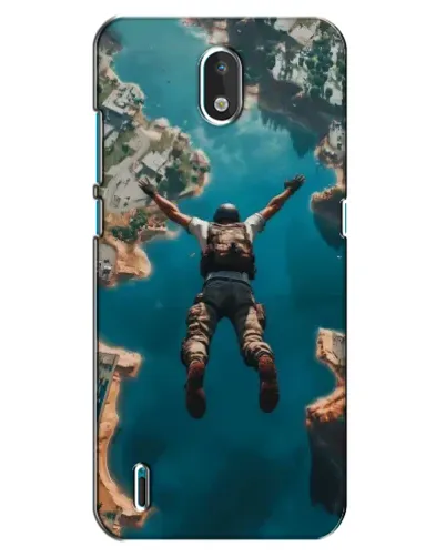 Чехол для Nokia 1.3 с картинкой «PUBG — свободное падение»