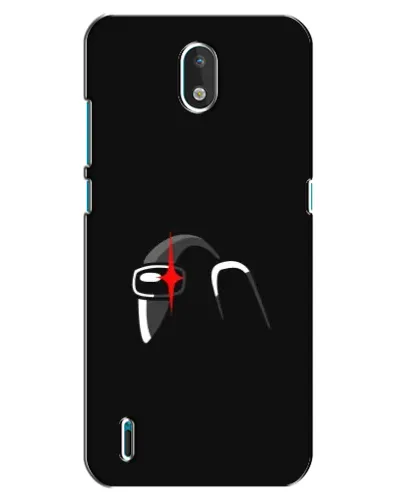 Чехол для Nokia 1.3 с картинкой «Among Us шлем»