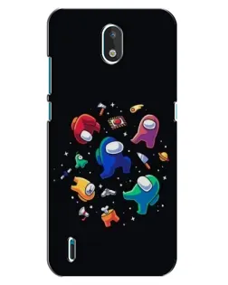 Чехол для Nokia 1.3 с картинкой «Among Us космос»