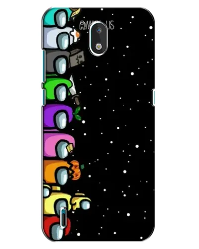 Чехол для Nokia 1.3 с картинкой «Команда Among Us»