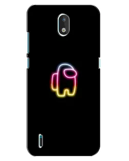 Чехол для Nokia 1.3 с картинкой «Among Us градиент»