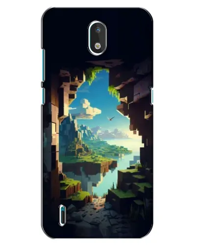 Чехол для Nokia 1.3 с картинкой «Вид из пещеры»