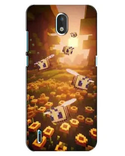Чехол для Nokia 1.3 с картинкой «Поле подсолнухов»