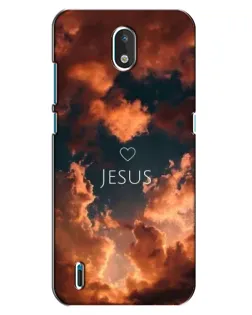 Чохол для Nokia 1.3 з картинкою «Сяйво Імені Jesus»