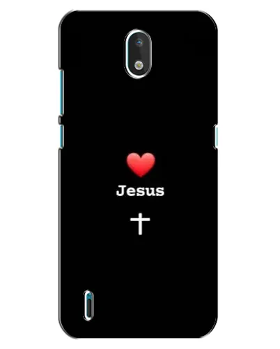 Чехол для Nokia 1.3 с картинкой «Сердце - Jesus» Чехол для Nokia 1.3 с картинкой «Сердце - Jesus»