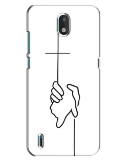 Чохол для Nokia 1.3 з картинкою «Рука тримає»