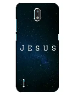 Чехол для Nokia 1.3 с картинкой «Звездное небо Jesus»