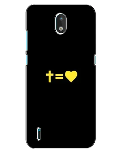 Чехол для Nokia 1.3 с картинкой «Сердце и Крест» Чехол для Nokia 1.3 с картинкой «Сердце и Крест»