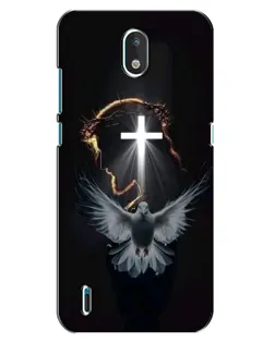 Чехол для Nokia 1.3 с картинкой «Голубь и Свет»