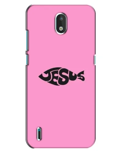 Чехол для Nokia 1.3 с картинкой «Розовый символ Jesus» Чехол для Nokia 1.3 с картинкой «Розовый символ Jesus»