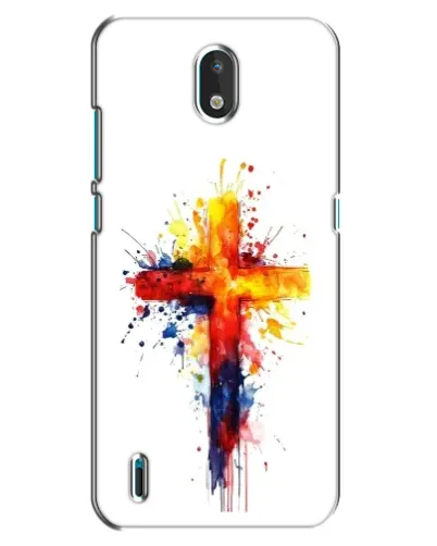 Чехол для Nokia 1.3 с картинкой «Акварельный крест» Чехол для Nokia 1.3 с картинкой «Акварельный крест»
