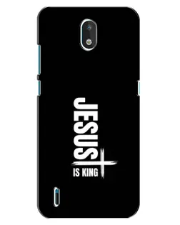 Чехол для Nokia 1.3 с картинкой «Вертикаль веры Jesus»