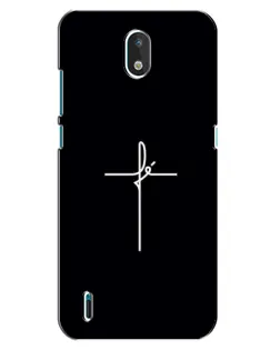 Чехол для Nokia 1.3 с картинкой «Тонкий крест»