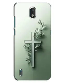 Чехол для Nokia 1.3 с картинкой «Оливковая ветвь»