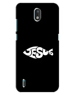 Чехол для Nokia 1.3 с картинкой «Рыба Jesus»