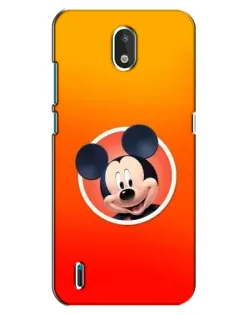 Чехол для Nokia 1.3 с картинкой «Mickey в круге»