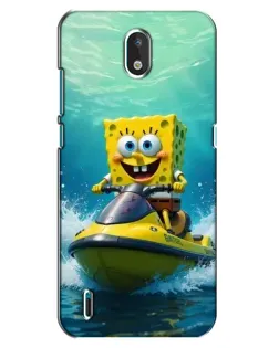 Чехол для Nokia 1.3 с картинкой «Спанч Боб на гидроцикле» Чехол для Nokia 1.3 с картинкой «Спанч Боб на гидроцикле»