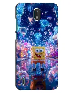 Чехол для Nokia 1.3 с картинкой «Неоновый океан»