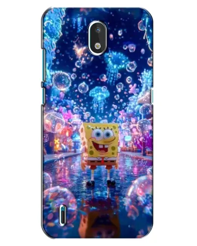 Чехол для Nokia 1.3 с картинкой «Неоновый океан»