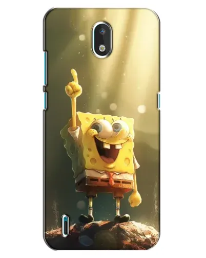 Чехол для Nokia 1.3 с картинкой «Сияющий Спанч Боб»
