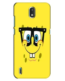 Чехол для Nokia 1.3 с картинкой «Минималистичный Спанч Боб»