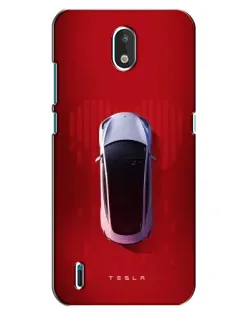 Чехол для Nokia 1.3 с картинкой «Tesla Top View»