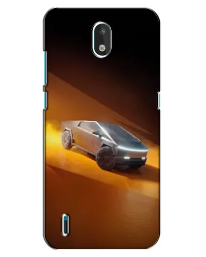 Чехол для Nokia 1.3 с картинкой «Cybertruck в пустыне»