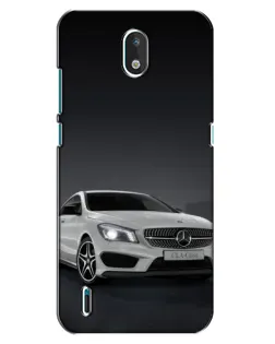 Чехол для Nokia 1.3 с картинкой «Mercedes AMG GT Silver»