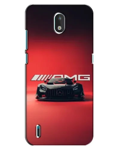 Чехол для Nokia 1.3 с картинкой «Mercedes AMG — красная линия»