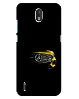 Чехол для Nokia 1.3 с картинкой «Mercedes — ретро стиль»