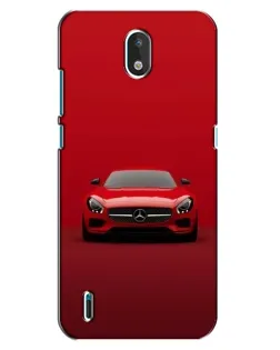 Чехол для Nokia 1.3 с картинкой «Красный Mercedes AMG»