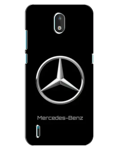 Чехол для Nokia 1.3 с картинкой «Mercedes Silver Logo»