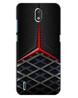 Чехол для Nokia 1.3 с картинкой «Mercedes Carbon Grid»