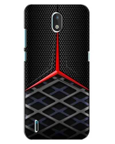 Чехол для Nokia 1.3 с картинкой «Mercedes Carbon Grid»