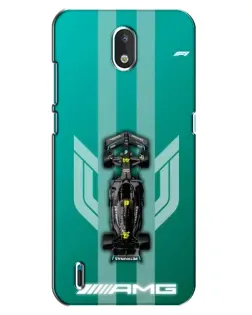 Чехол для Nokia 1.3 с картинкой «Mercedes AMG Petronas»