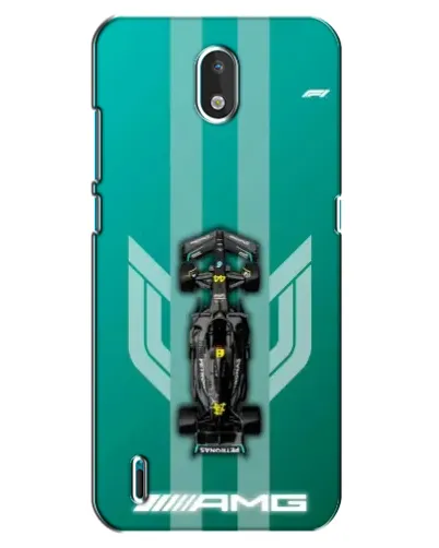 Чехол для Nokia 1.3 с картинкой «Mercedes AMG Petronas»