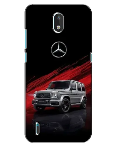 Чехол для Nokia 1.3 с картинкой «Mercedes G-Class красный»