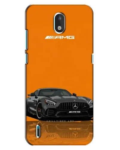 Чехол для Nokia 1.3 с картинкой «Оранжевый Mercedes AMG»