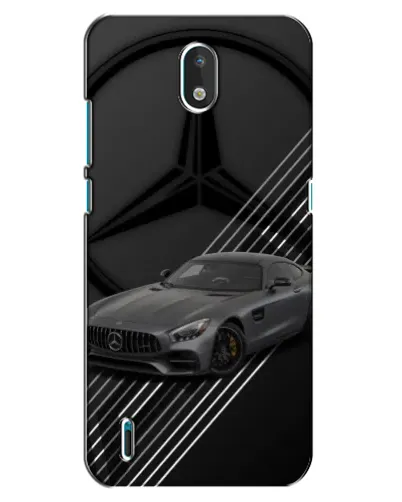Чехол для Nokia 1.3 с картинкой «Mercedes AMG — графика»