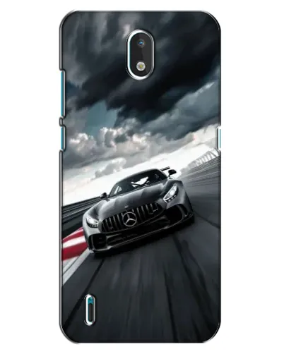 Чехол для Nokia 1.3 с картинкой «Гоночный Mercedes AMG»