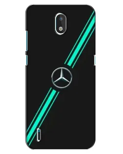 Чехол для Nokia 1.3 с картинкой «Спортивные линии Mercedes»