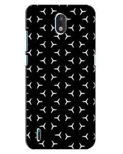 Чехол для Nokia 1.3 с картинкой «Mercedes паттерн звезд»