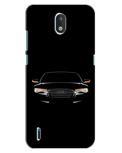 Чехол для Nokia 1.3 с картинкой «Audi — ночной контур»