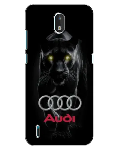 Чехол для Nokia 1.3 с картинкой «Пантера и Audi»