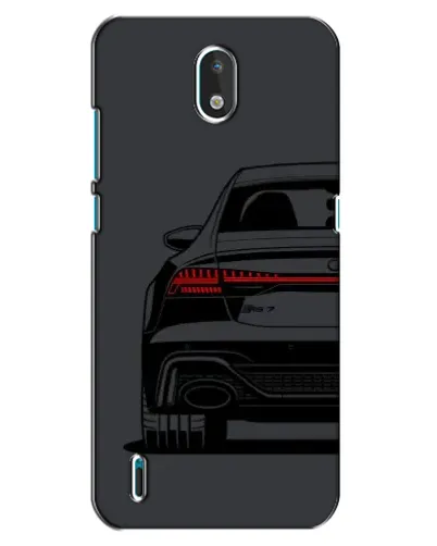Чехол для Nokia 1.3 с картинкой «Задняя часть Audi — арт»