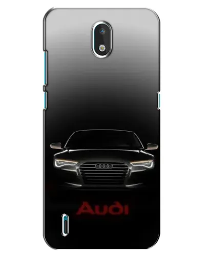Чехол для Nokia 1.3 с картинкой «Audi — градиентный контур»