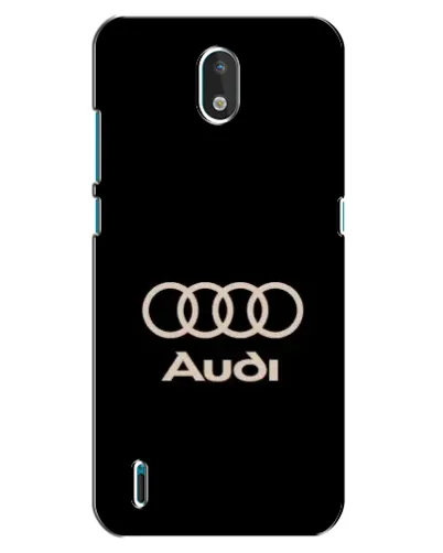 Чехол для Nokia 1.3 с картинкой «Audi — золотой логотип»