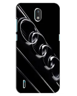 Чехол для Nokia 1.3 с картинкой «Audi — абстрактные кольца»