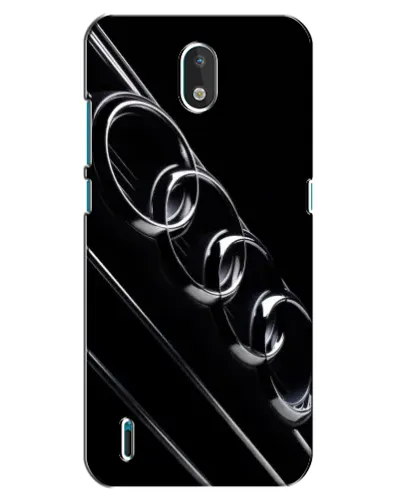Чехол для Nokia 1.3 с картинкой «Audi — абстрактные кольца»