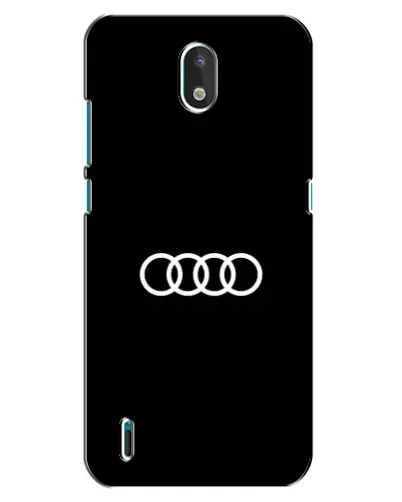 Чехол для Nokia 1.3 с картинкой «Audi White Logo»